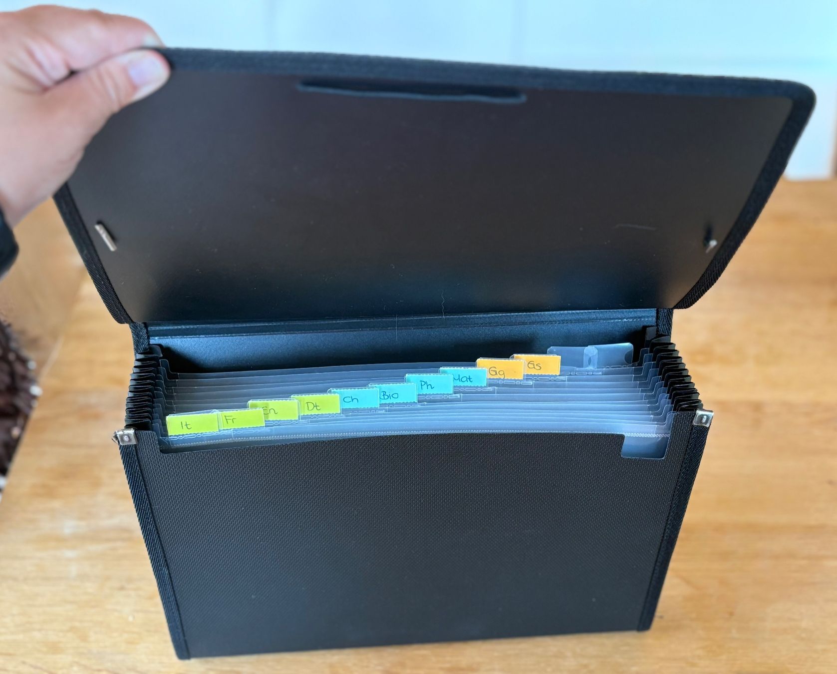 Koffer & Taschen: Fächermappe /Mappe Schule, schwarz – Gebraucht aus Siblingen von Vany_McDougall 7