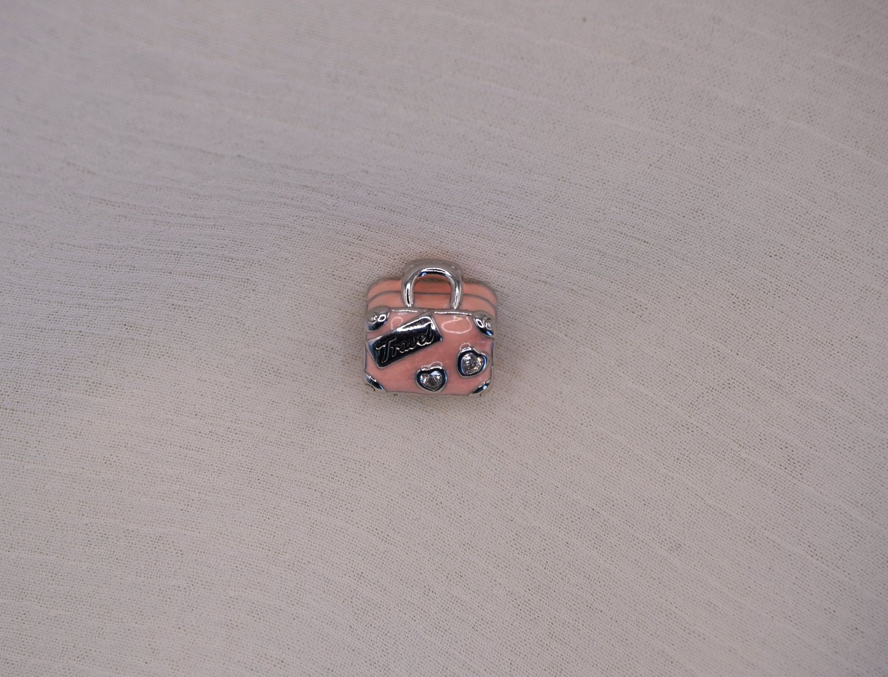 Ciondoli: Charm "rosa Koffer" zu Pandora Silber 925 – Nuovo (secondo la descrizione) da Niederbüren venduto da Fidi5 4