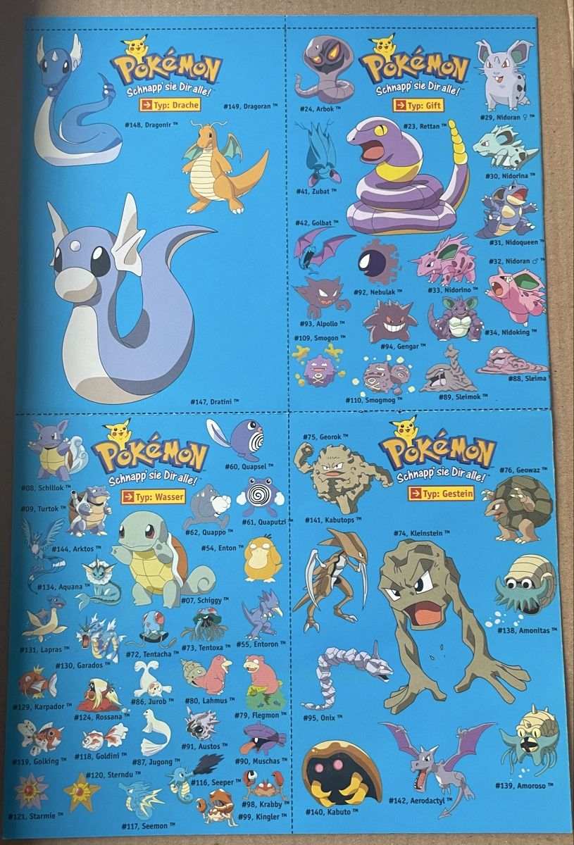 Carte collezionabili: Pokémon Sammelkarten 90er | Vintage – Nuovo e nell'imballaggio originale da Therwil venduto da rubininio