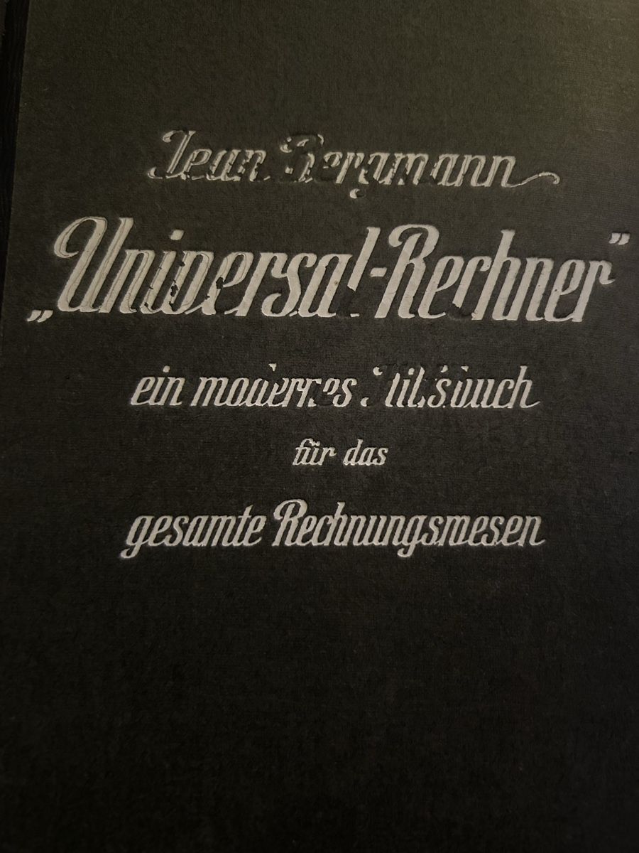 Libri: Universal Rechner Jean Bergmann 1917 – Usato da Altdorf UR venduto da tho_b9hw