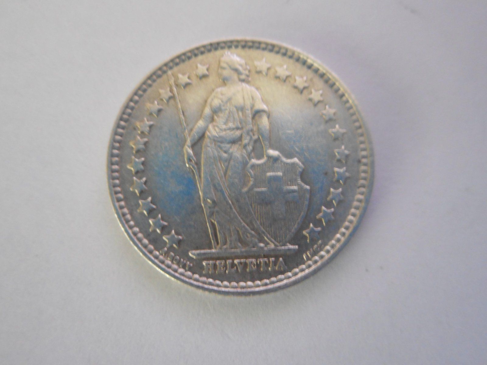 Alle Münzen: 50 Rp. 1929 silber  vorz – Gebraucht aus Kriegstetten von pizlad2010 3
