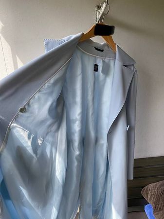 CINZIA ROCCA - Trench Coat Ice Blue
