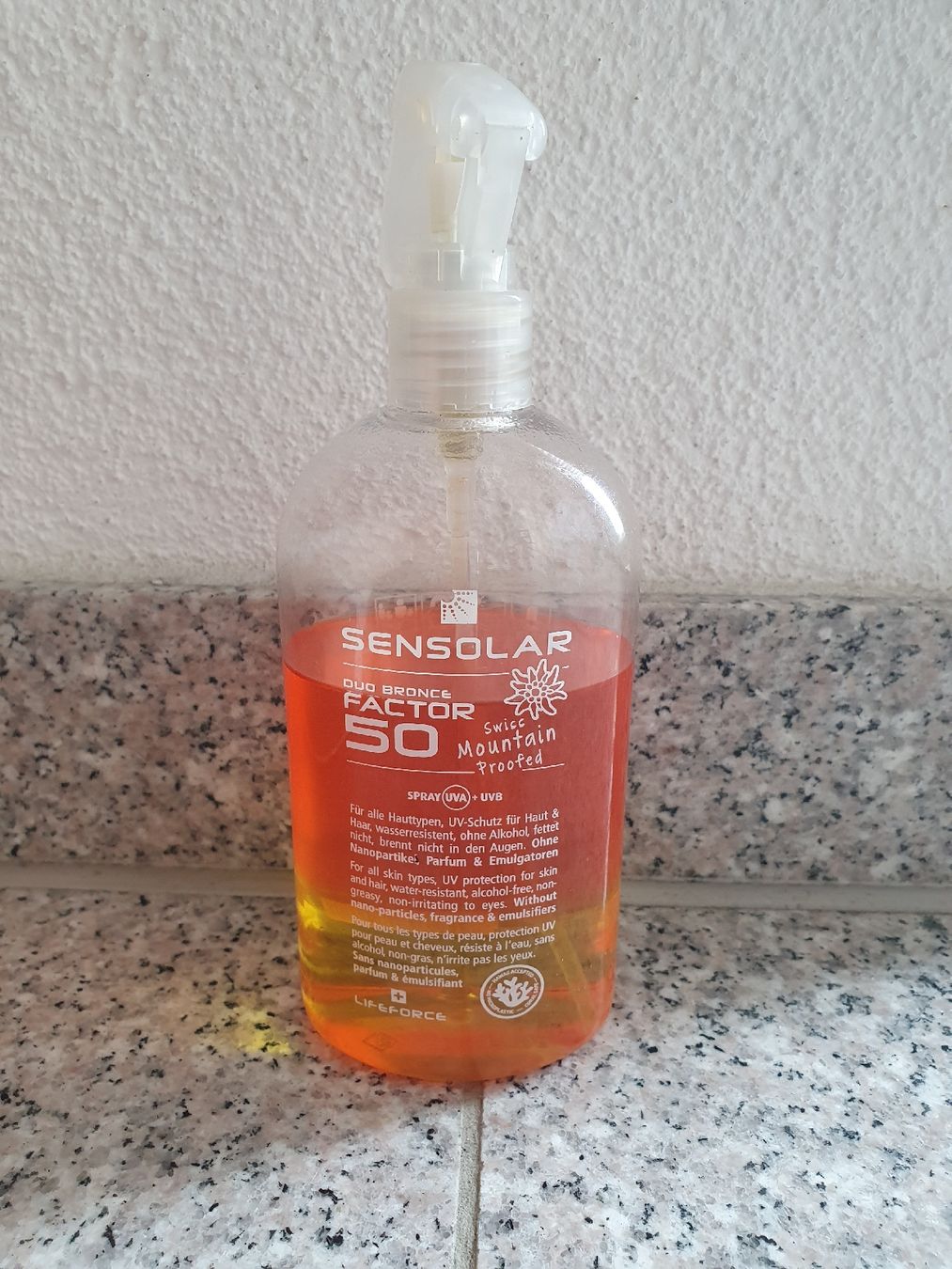 Sonnenschutz: SENSOLAR DUO BRONZE FACTOR 50 Spray 400ml – Gebraucht aus Moosseedorf von Sonnenschein.. 3