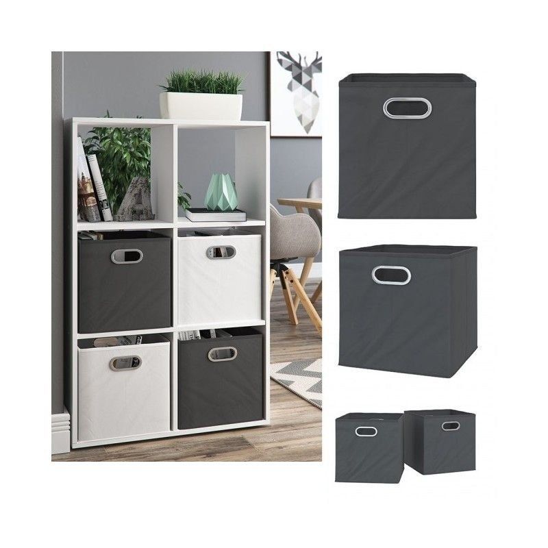 Regale: Faltbox - Regal - 30x30x30cm - 2er Set anthrazit - Box – Gebraucht aus Wallenwil von toesstal-vertrieb 3
