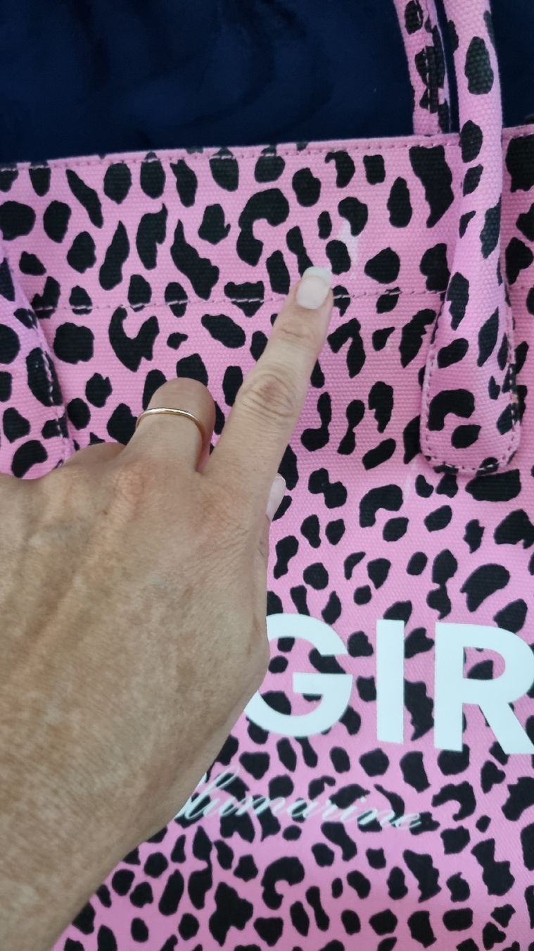 Blugirl Borse da donna: BLUGIRL Tasche Pink Leopard Muster gross – Usato da Bad Zurzach venduto da Mfritzli 1