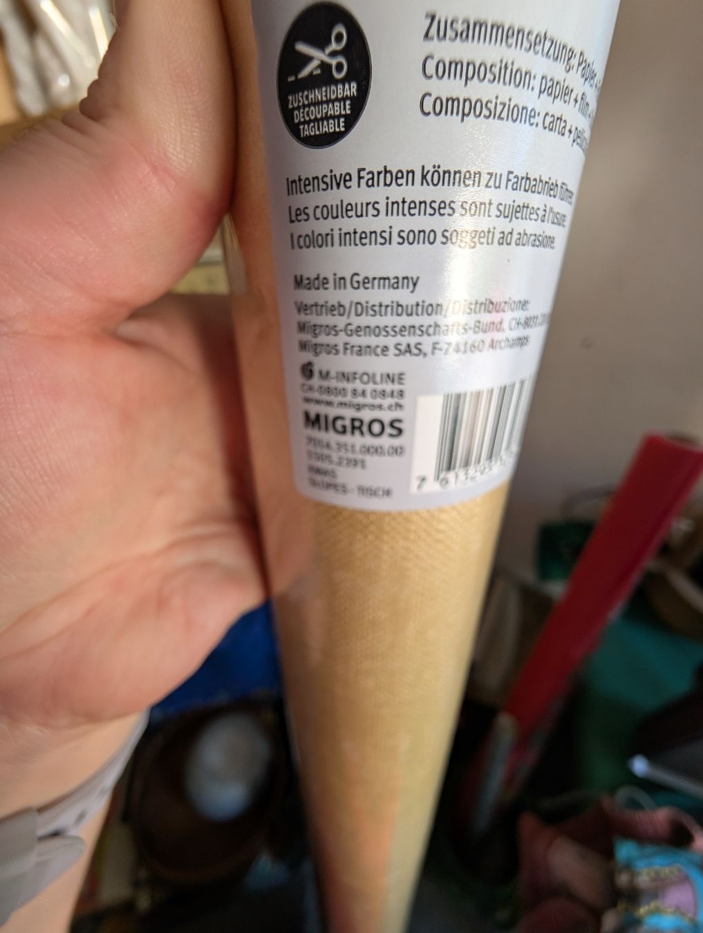 Carta: Papiertisch Rolle 1.18× 1m – Nuovo e nell'imballaggio originale da Bern venduto da berneroberlaenderin 4