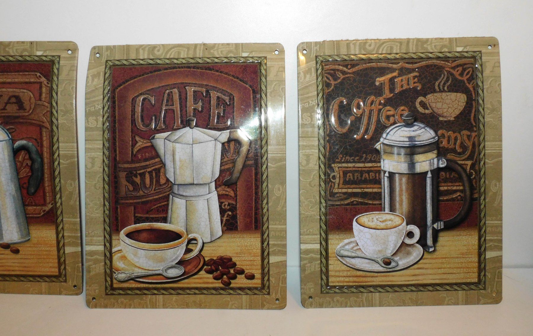 Insegne: 4  Blechschild 4 div Kaffee Wandblechschilder – Usato da Sursee venduto da 76