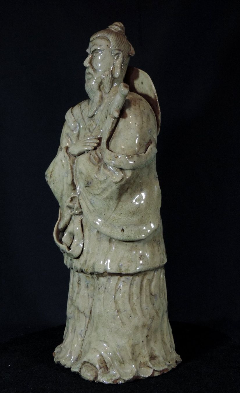 Skulpturen & Statuen: alte, chinesische, Keramik Figur, glasiert – Gebraucht aus Duggingen von roterbambus 1