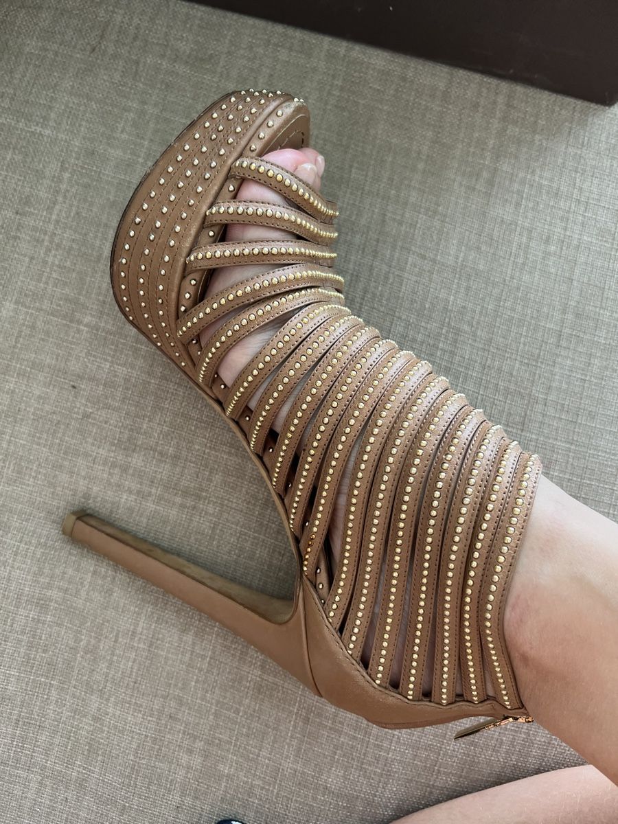 Dior Scarpe da donna: Dior studded leather caged platform heels size 38 – Nuovo (secondo la descrizione) da Corsier GE venduto da Karol_save_planet 4