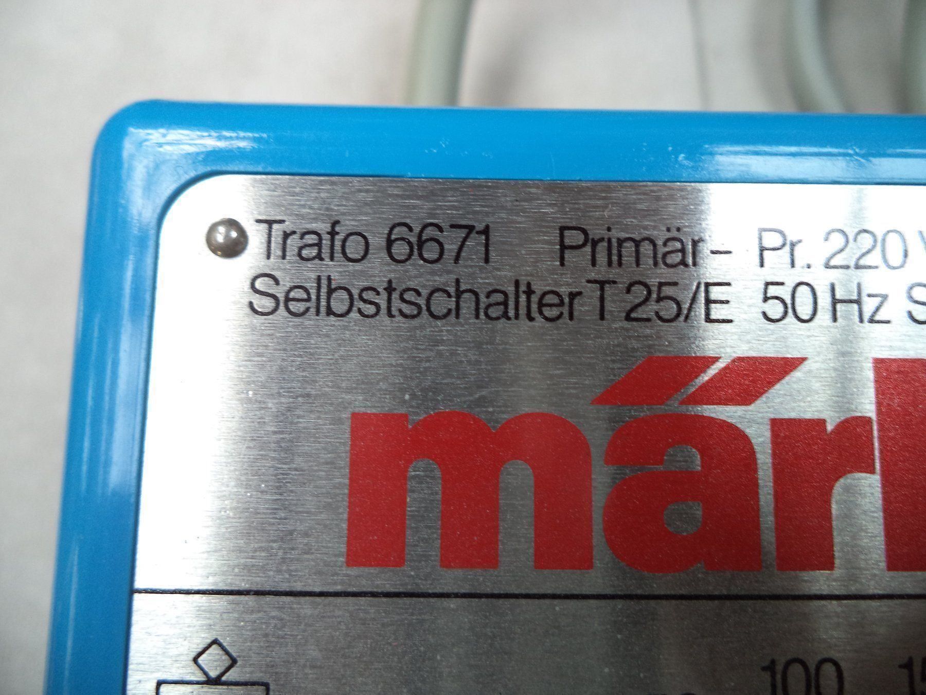 Märklin Modellini di ferrovie: märklin Trafo 6671 – Usato da Rieden AG venduto da Wirth03 1