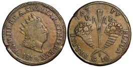 Italien, Palermo, 10 Grani 1815