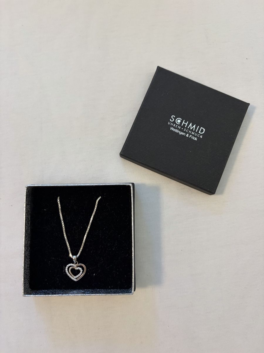 Catenine: Herz Kette Silber Damen neu Schmuck – Nuovo (secondo la descrizione) da Nussbaumen AG venduto da aline.ha