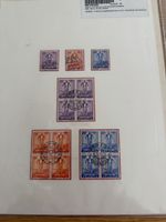 2 Sätze 1936 und 1948 4er Block und Satz