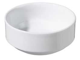 Salatschale Caterer, Porzellan, Ø 12 cm, weiß, 6 Stück