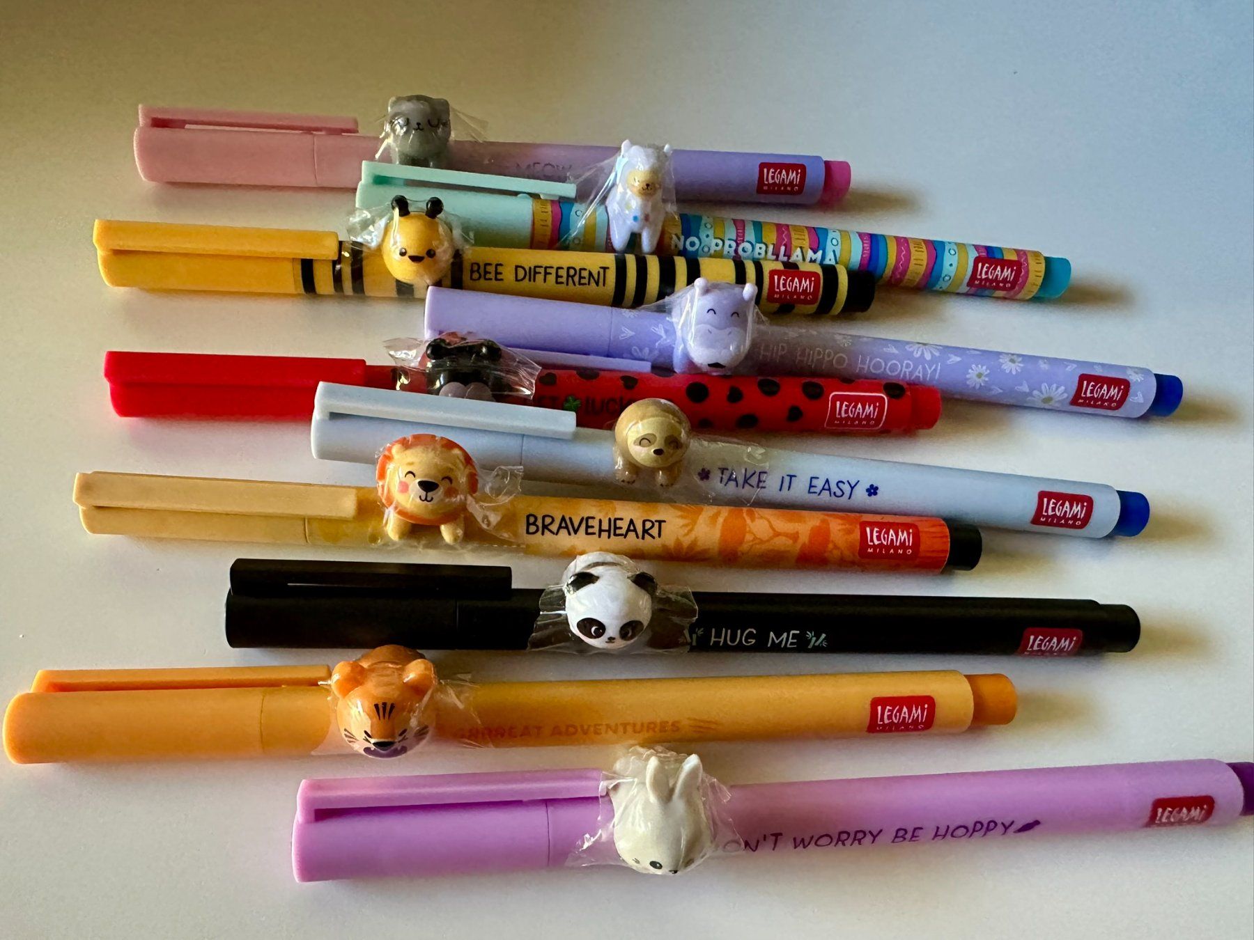 Penna & Evidenziatori: 10x Legami Lovely friends – Nuovo e nell'imballaggio originale da Bernex venduto da euma1976