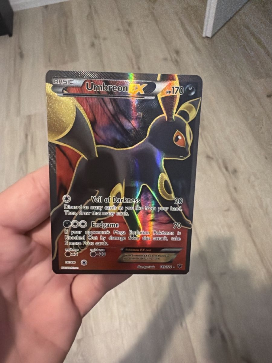 Pokémon Sammelbilder & Trading cards: Pokemon Umbreon EX 119/124 – Gebraucht aus Bauma von mels97