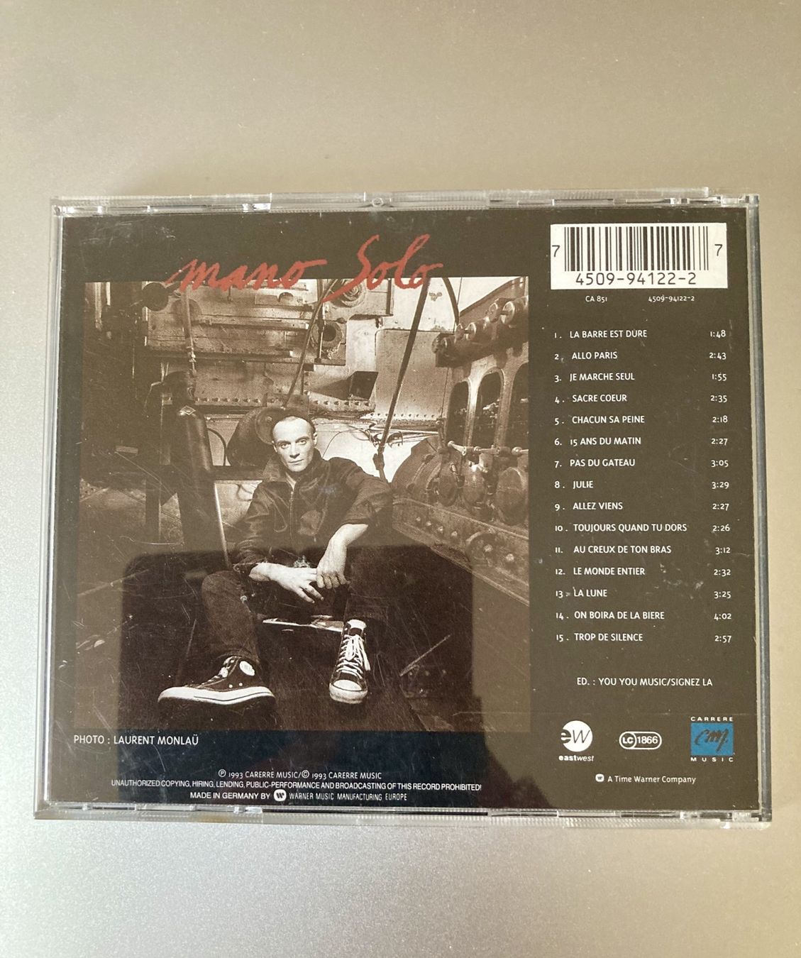CD: Mano Solo - La marmaille nue – Usato da Neuchâtel venduto da Rougesky 1