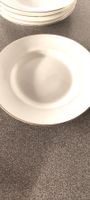 5 pts assiettes porcelaine impériale russe, bordures or 24k.