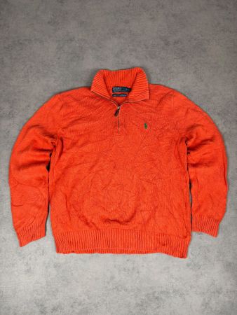 Ralph Lauren Quarter-Zip Pullover - Grösse: M | Vintage