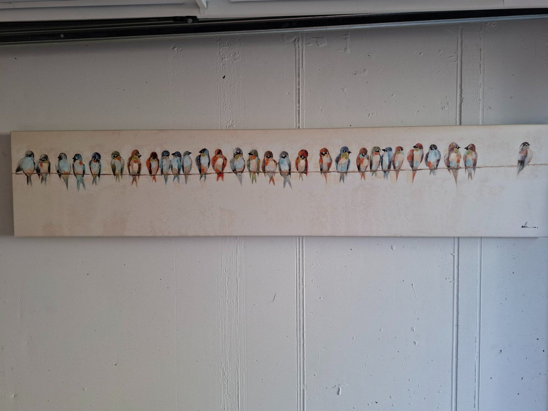 Gemälde: Tableau oiseaux – Gebraucht aus Denges von Titounet1