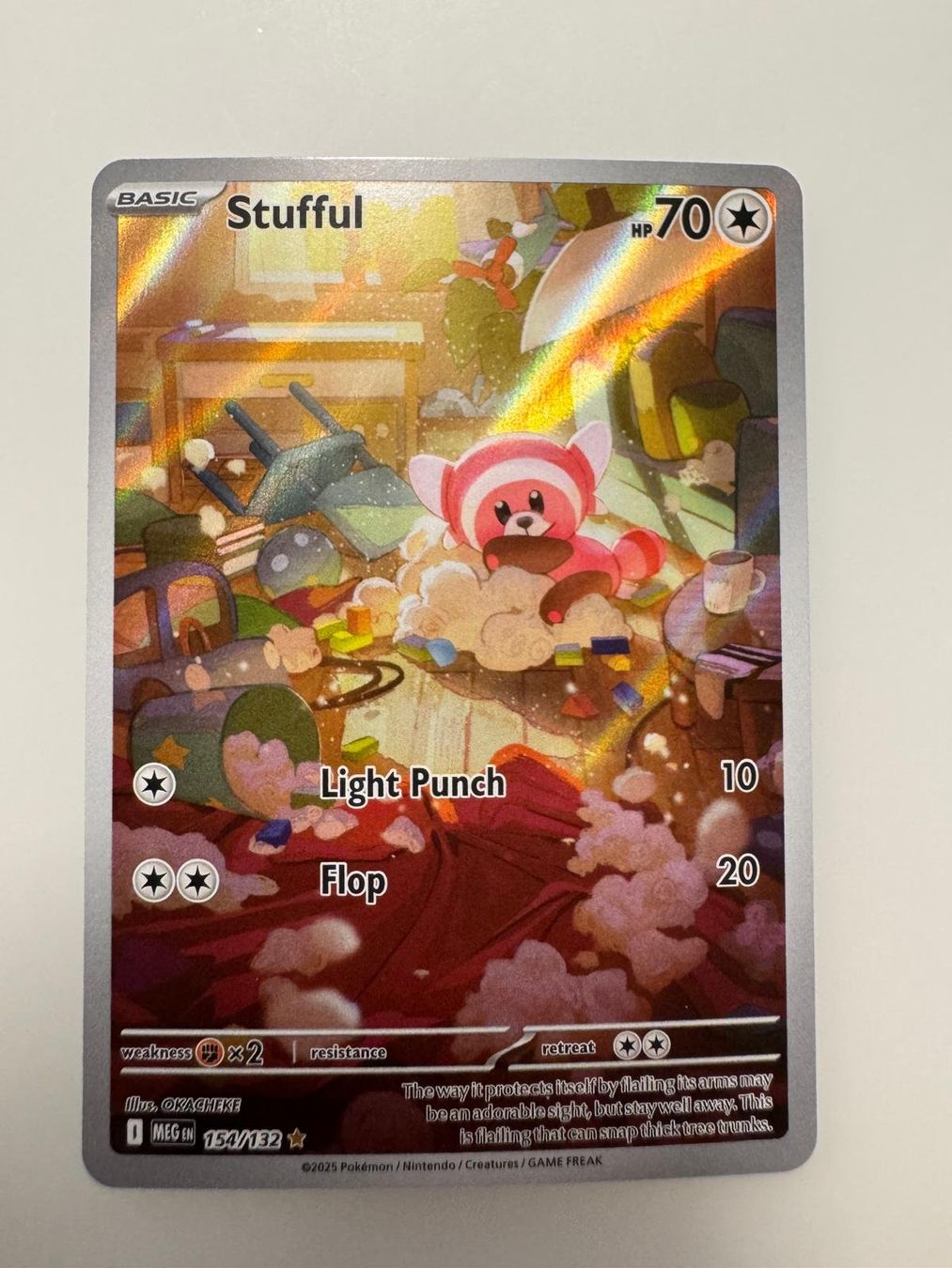 Pokémon Carte collezionabili: Stufful | Illustration Rare | MEG 154/132 | EN – Usato da Spreitenbach venduto da Snacky96 2