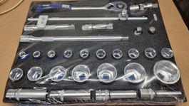 Steckschlüsselsatz / Rätschensatz 1/2"
