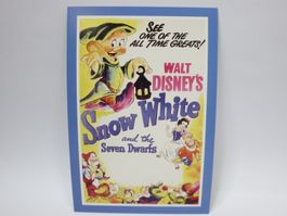 AK Disney Schneewittchen & die 7 Zwerge Postkarte