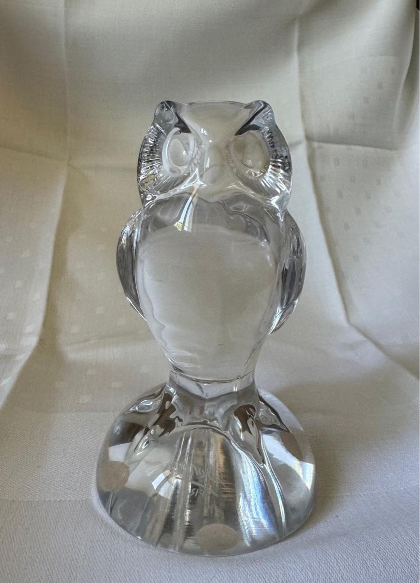 Figuren: Hibou en Crystal de Sèvres – Gebraucht aus Bussigny von jotryfs