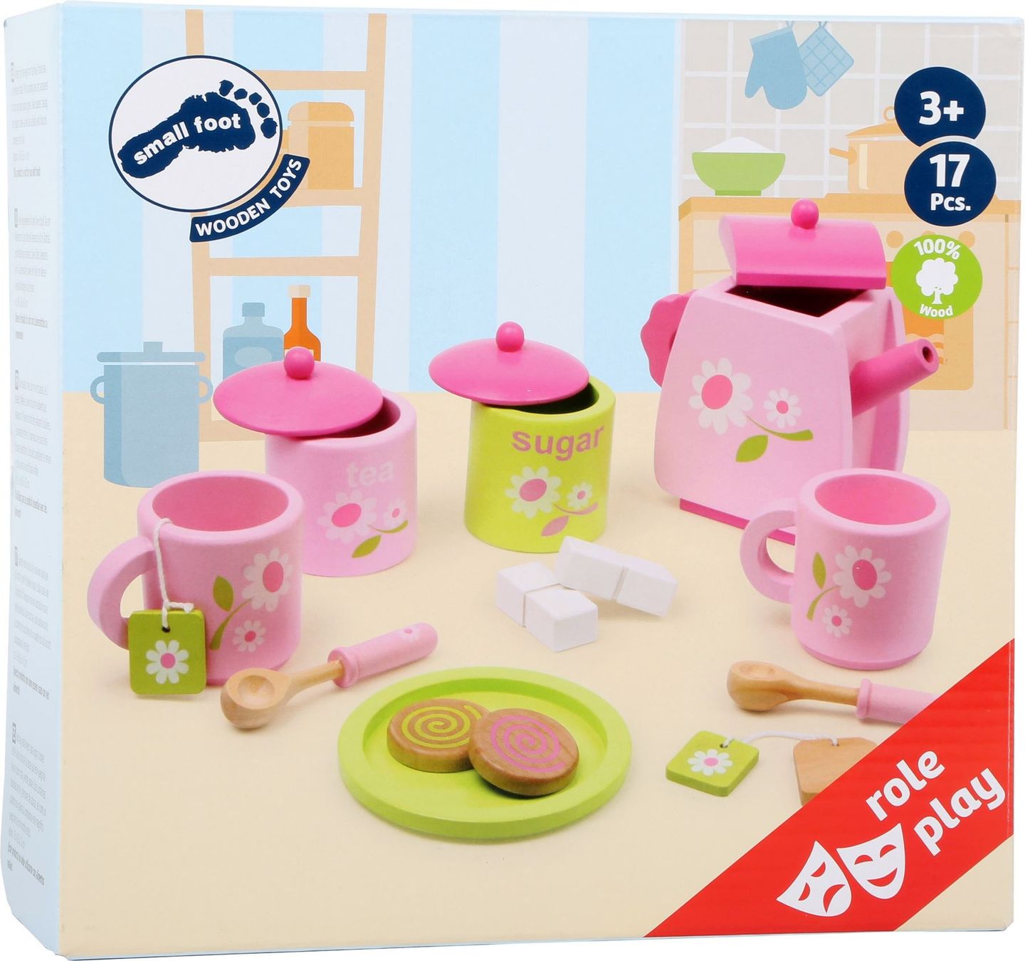 Giocattoli: Kinder-Teeservice mit Blümchenmuster – Nuovo e nell'imballaggio originale da Wettingen venduto da Swala 6