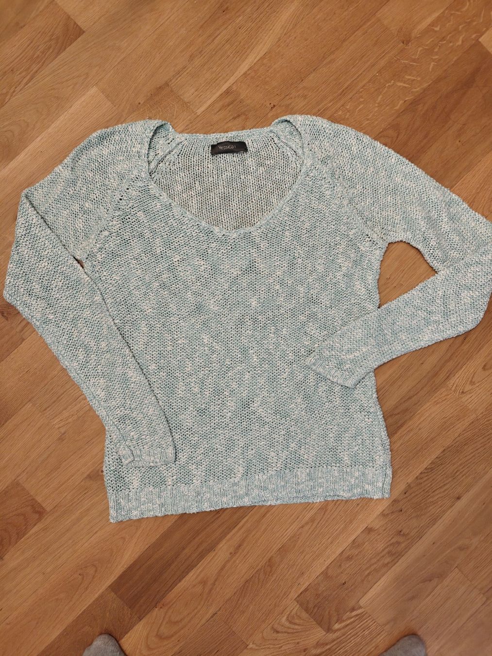 C&A Pullover & Sweatshirts: Pullover - Türkis/Weiss - Gr. S – Gebraucht aus Winterthur von Dana_33