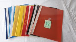 Schnellhefter Projektmappe farbig, Set zu 8 Stück