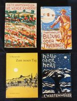 Fritz Wartenweiler 4x Rotapfel Verlag, signiert, 60er Jahre