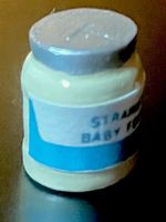 Gläschen Babynahrung (Strained Baby Food) f/Puppenstuben.