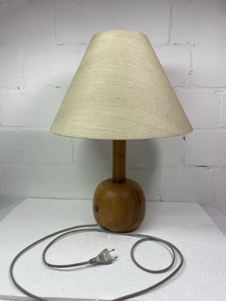 Lampade: Holz Tischlampe mit Stoffschirm – Usato da sursee venduto da trilli-tralli 7