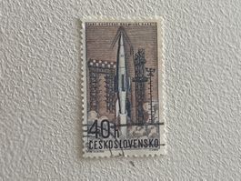 Cosmo und Space Theme Briefmarke
