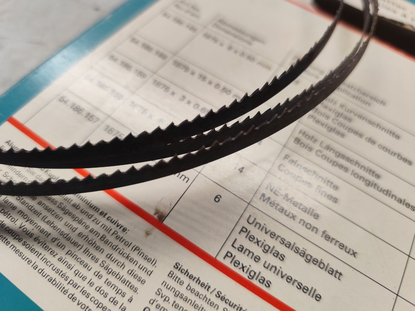 Inca Seghe: INCA Bandsägeblatt – Nuovo (secondo la descrizione) da Hellbühl venduto da 30R_R30 2