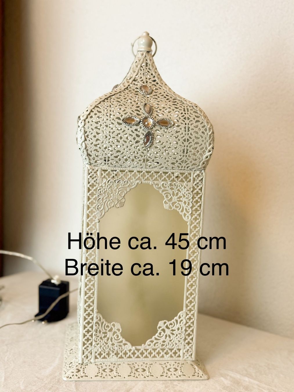 Lanterne: Grosse Laterne mit drehendem Licht, sehr edel! – Nuovo (secondo la descrizione) da Galmiz venduto da Wichtel25 4