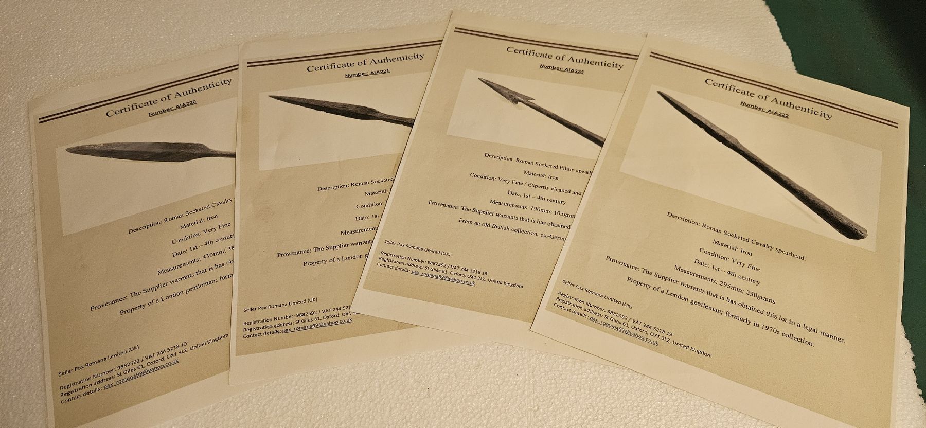 Tiro con l'arco: Original Römische Speerspitzen – Usato da Nürensdorf venduto da salibeer 4