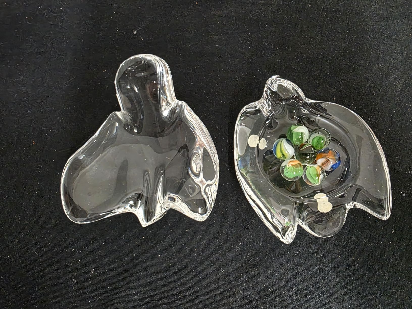 Gläser: Glas Schildkröte mit Murmeln Schale 15cm – Gebraucht aus Wolfertswil von Antiko 4