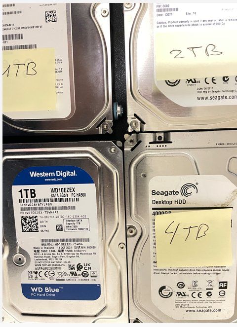 Seagate Dischi rigidi: 6 X  HDD DA 4 TB - 2 TB - 1 TB – Usato da Banco venduto da lorenzetti 1