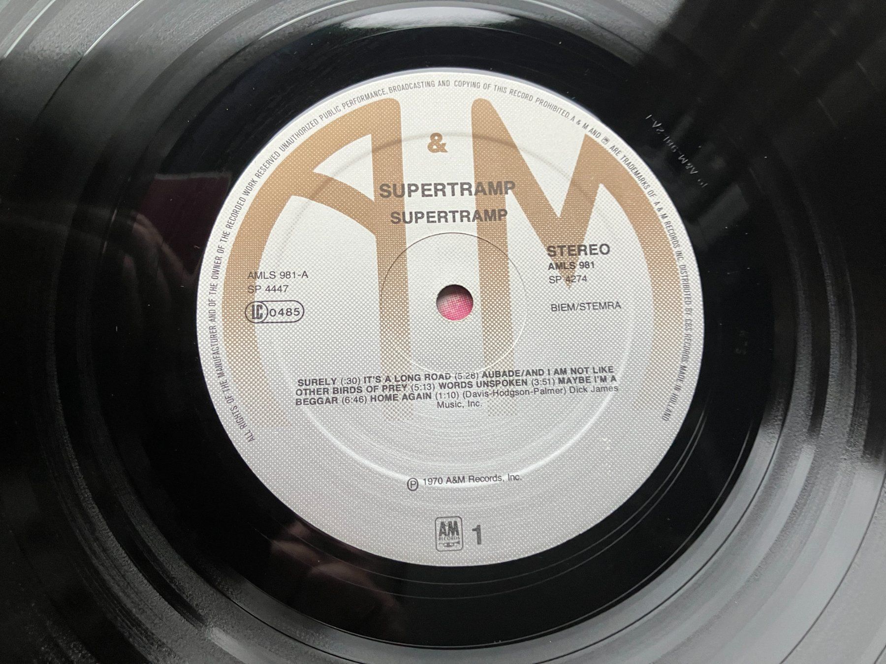 Vinyles: Supertramp – D'occasion à Aarwangen par Jukebox3 6