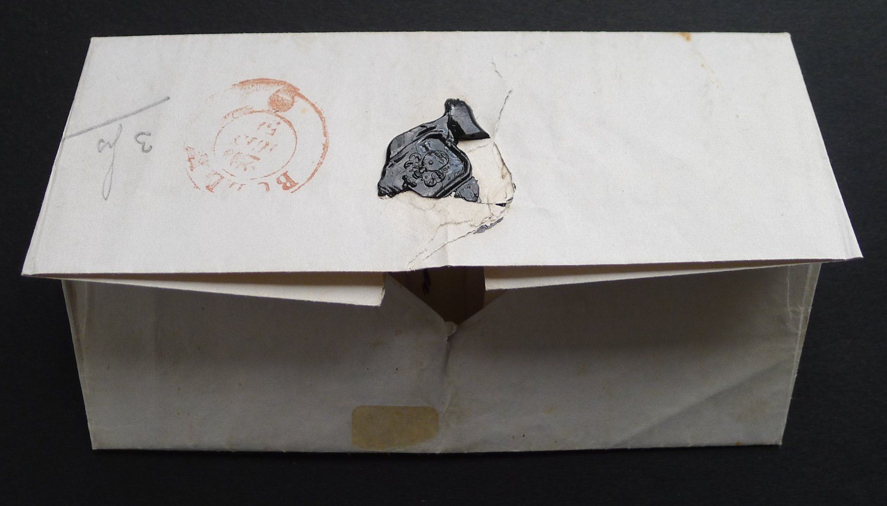 Alle Briefmarken: RAYON III, Brief von BERN nach BULLE BE, 1854 – Gebraucht aus Ebikon von SilvioFreund 2