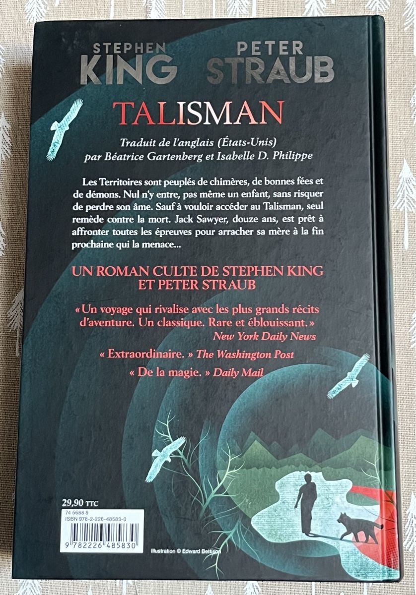 Libri: Stephen King Peter Straub Talisman Roman excellent état – Usato da La Tour-de-Peilz venduto da Pansy02 7