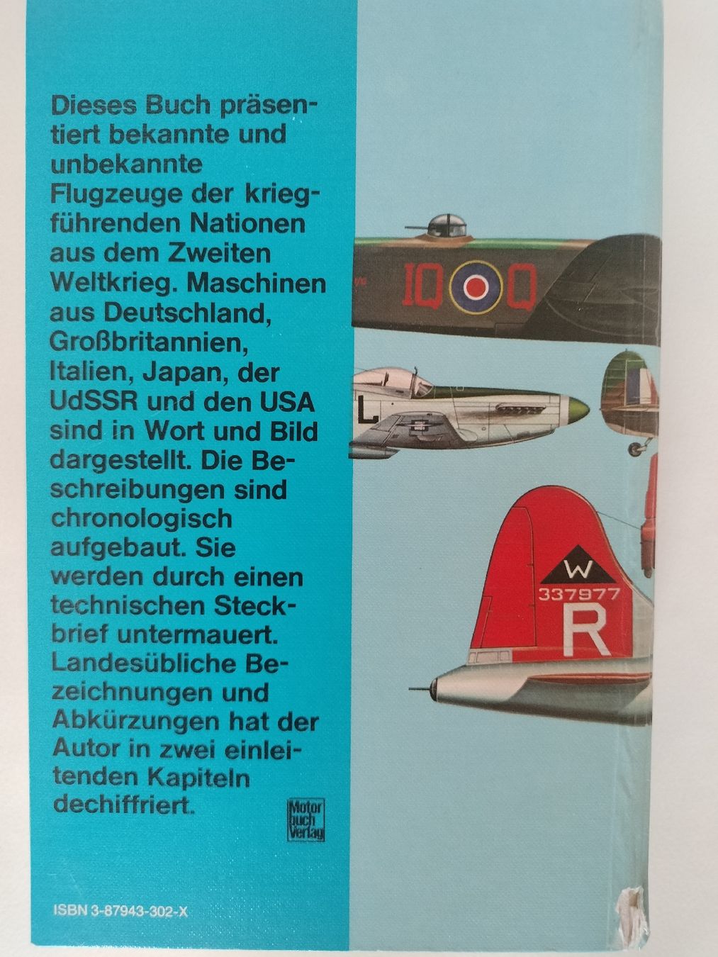 Libri: Buch , Die Weltkriegs Flugzeuge – Usato da Schwanden Sigrisw venduto da len_9yqg 1