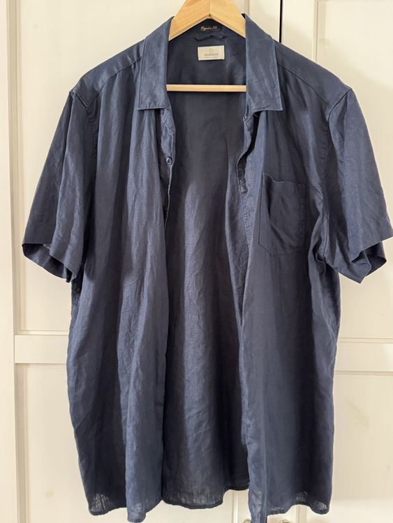 Camicie: DSTRESSED Leinenhemd Herren Gr. XL  Regular Fit – Usato da Rheinfelden venduto da dkkorn78