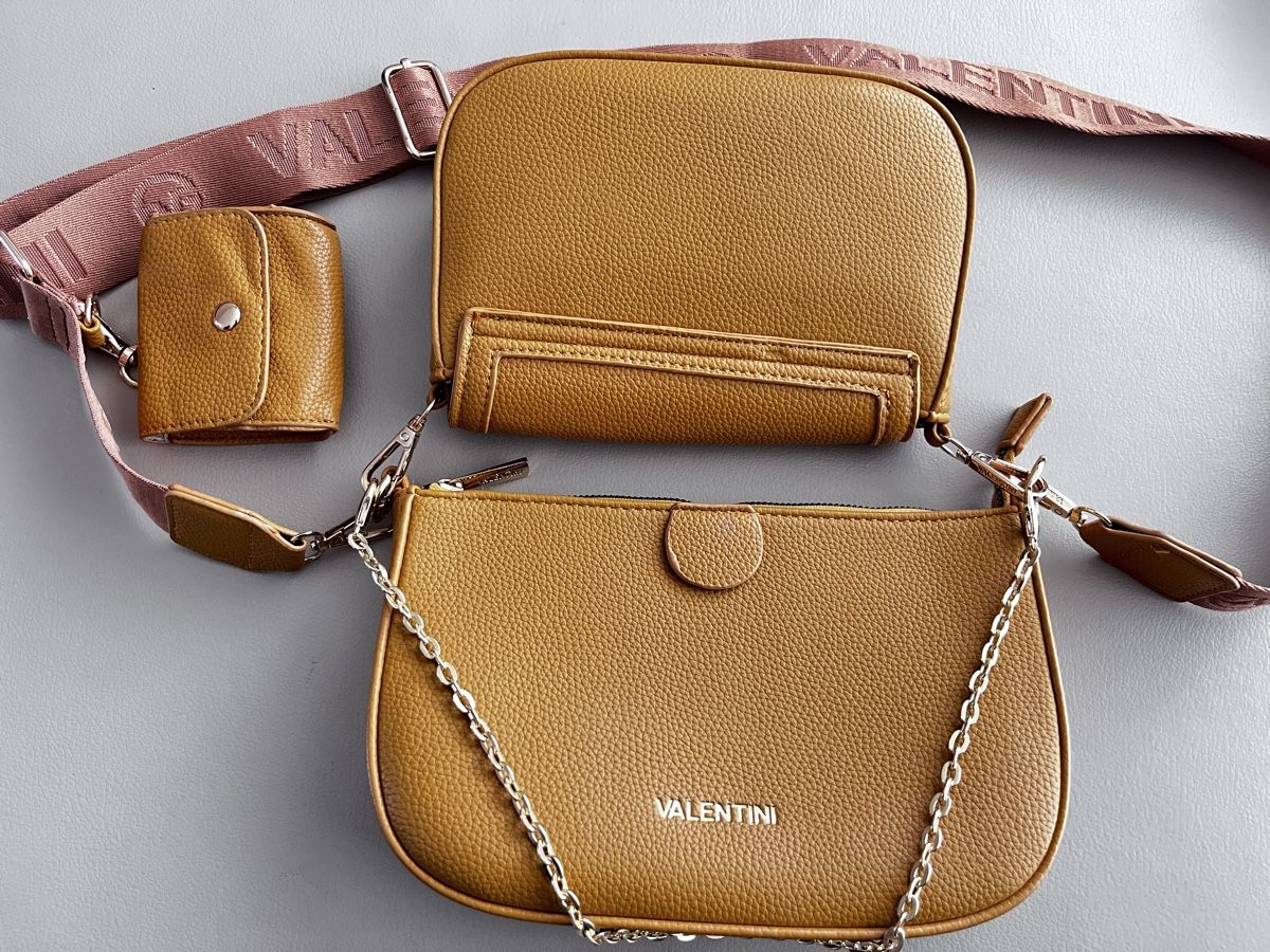 Taschen für Damen: Umhängetasche Valentini Collection senf mit Pochette – Neu (gemäss Beschreibung) aus Dulliken von VaSha 2