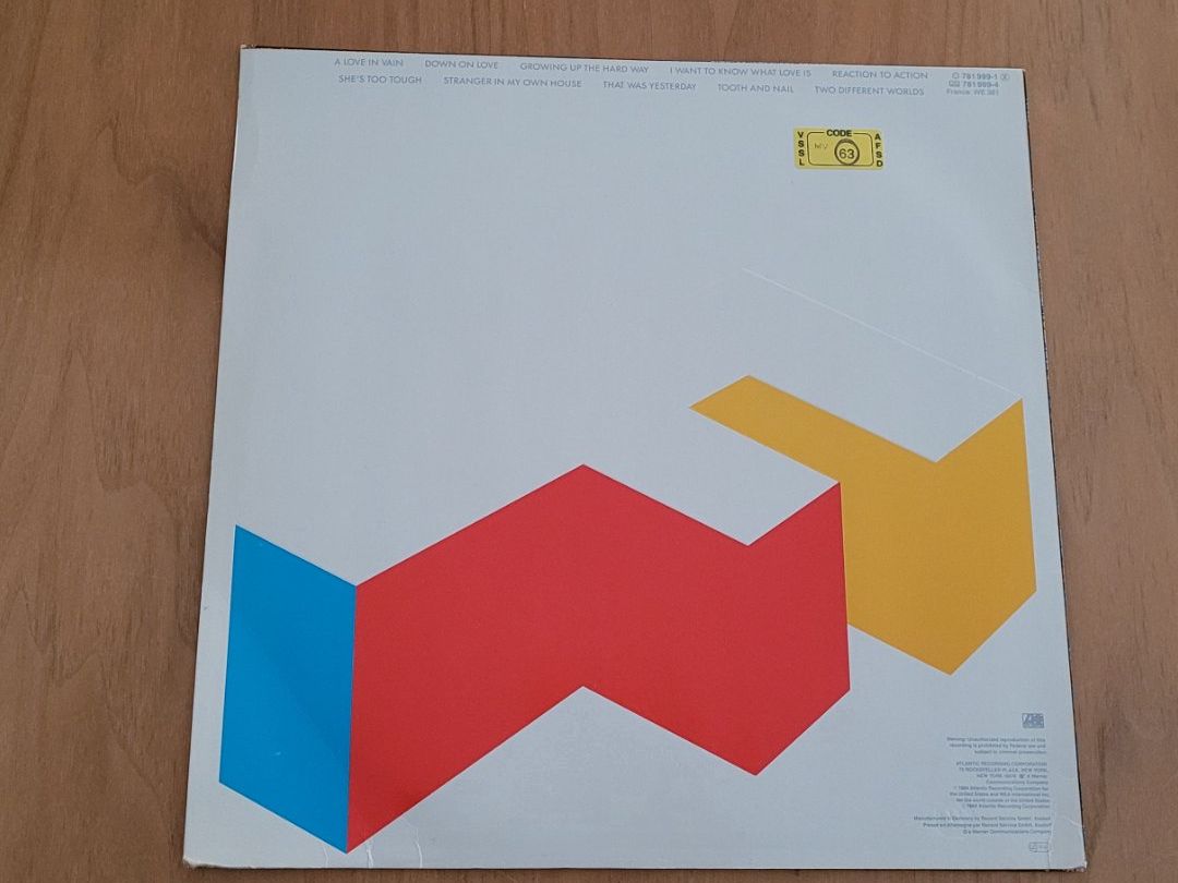 Vinyles: LP  Foreigner – D'occasion à Martigny par MZ-67 1