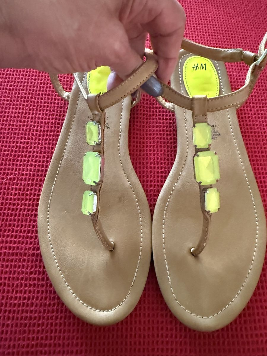 H&M Scarpe da donna: NEU***H & M SANDALE, GRÜN, Gr. 40**PREISWERT*** – Nuovo e nell'imballaggio originale da Zürich venduto da Ceca52 4