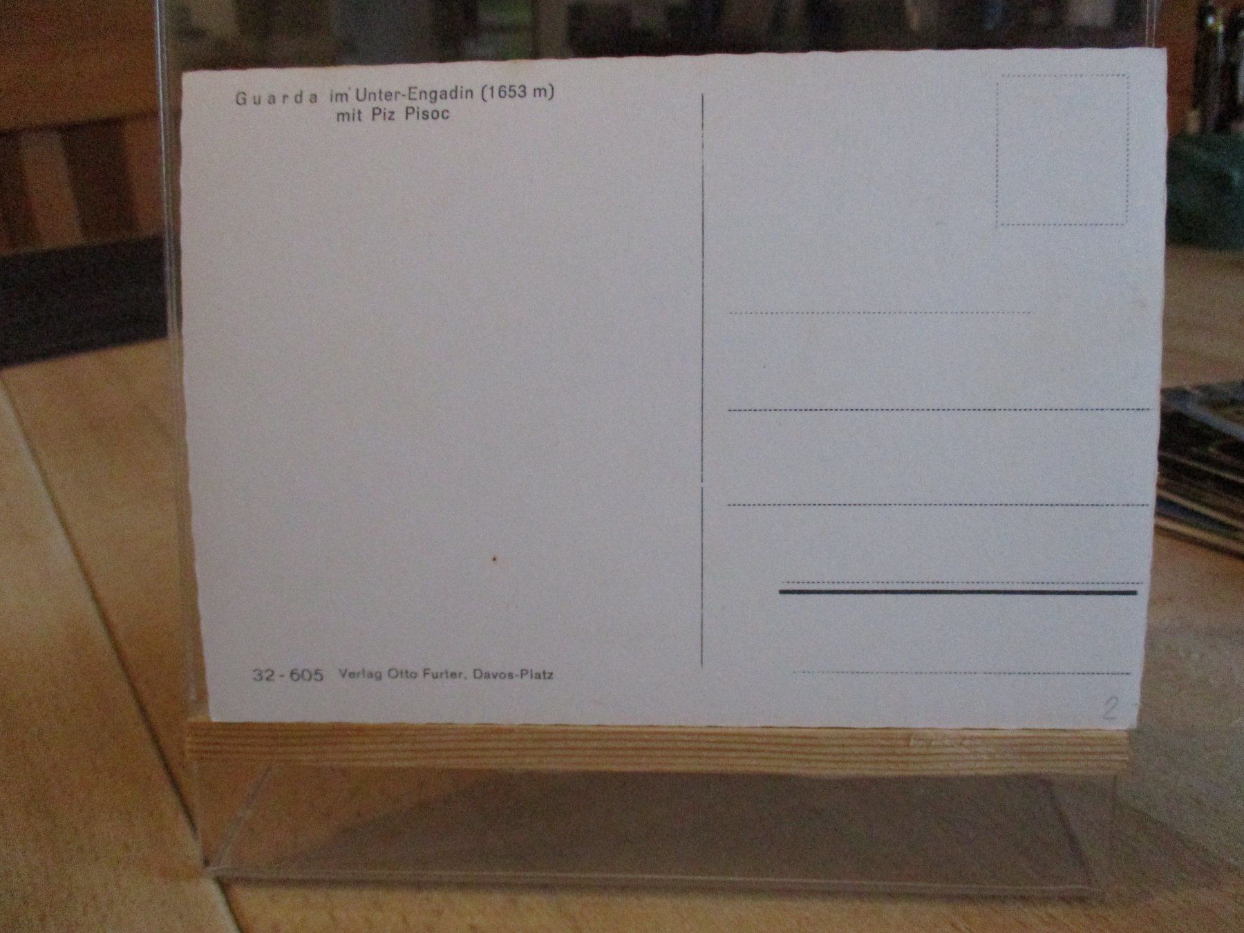Cartoline postali: Guarda Unter Engadin  Postkarte  2 – Usato da Felsberg venduto da sanwill 1