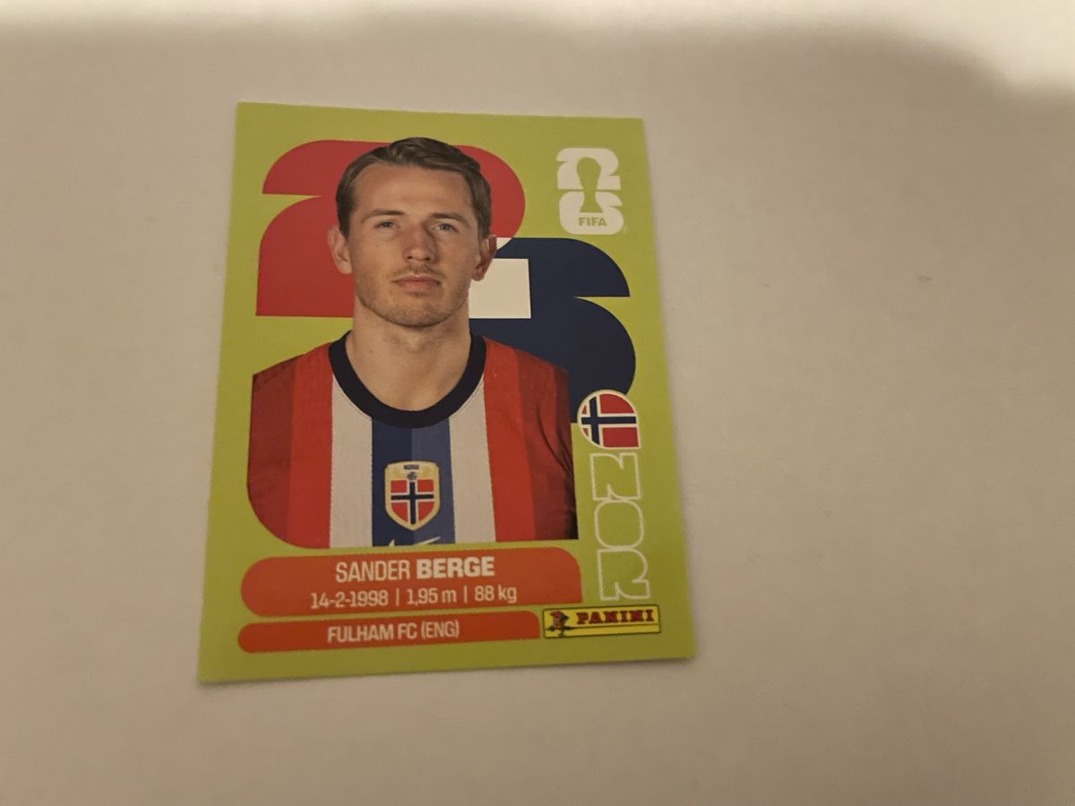Panini Sammelbilder & Trading cards: FIFA WM 2026 Sander Berge NOR 11 – Neu (gemäss Beschreibung) aus Winterthur von Cobraforce